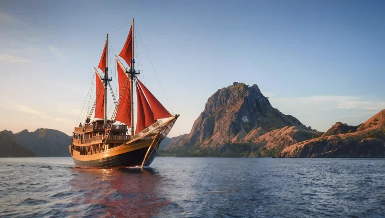 Luxury phinisi liveaboard in Komodo