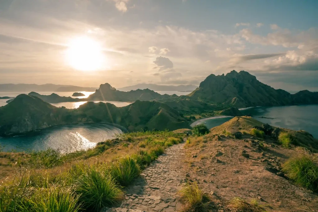 Aerial view of Padar Island, Komodo National Park